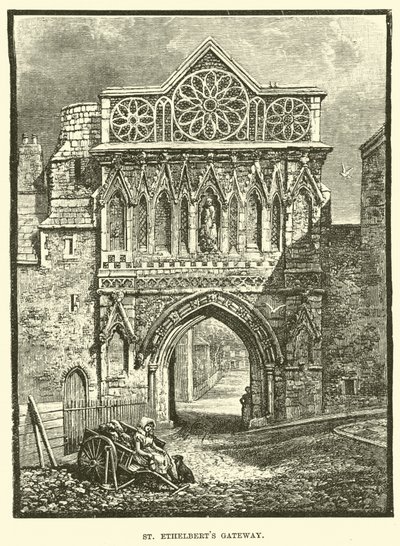 St Ethelberts Poort door English School
