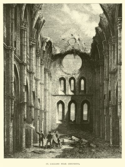 St Galgano bij Chiusdino door English School