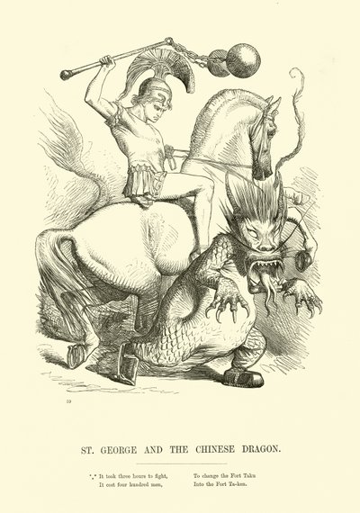 St. George en de Chinese Draak door English School