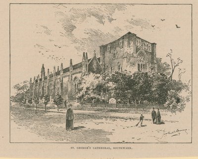 St. Georges Kathedraal in Southwark door English School