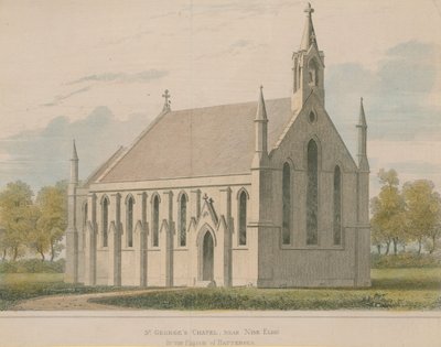 St Georges kapel in de parochie van Battersea door English School