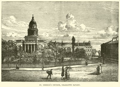 St Georges Kerk, Charlotte Square door English School