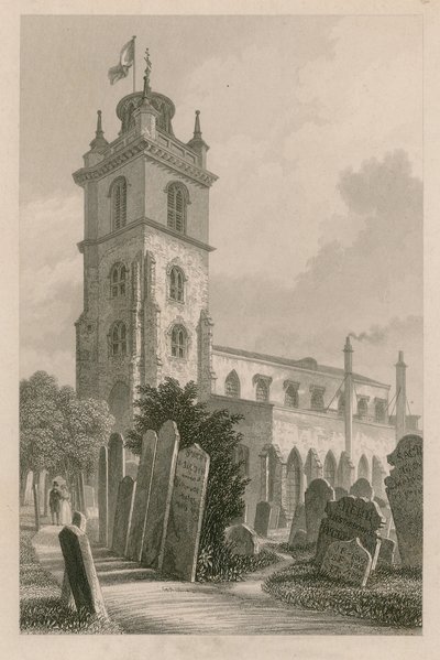St Giles, Cripplegate, Londen door English School