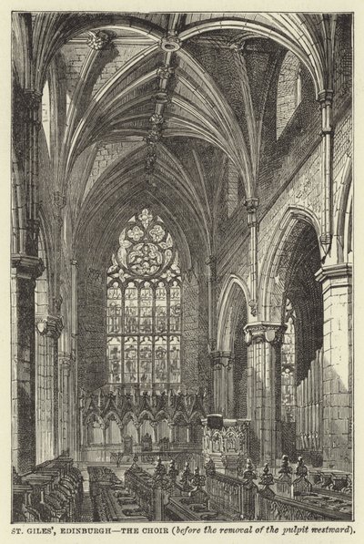 St Giles, Edinburgh, het koor door English School