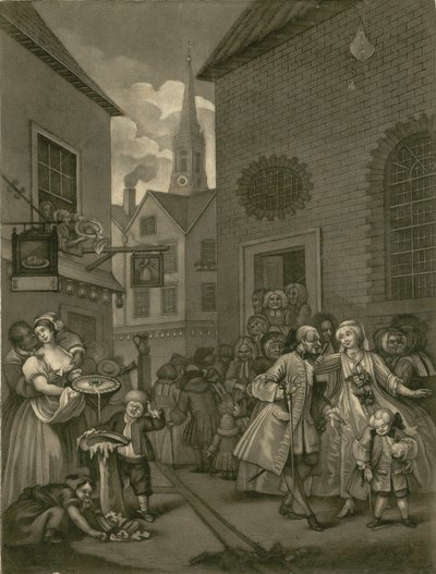St Giles in the Fields, Londen door English School