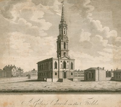 St Giles in the Fields, Londen door English School