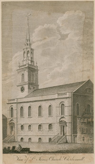St Jamess Kerk, Clerkenwell door English School
