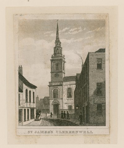 St Jamess Kerk, Clerkenwell door English School