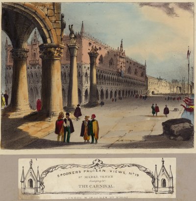 Basiliek van San Marco in Venetië door English School