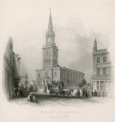 St. Marys (nieuwe kerk), Islington door English School