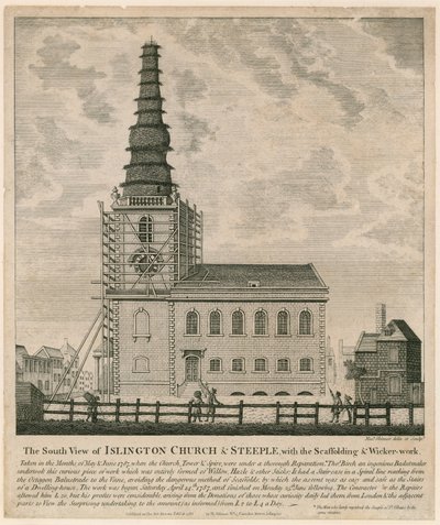 St Marys Church, Islington (oude kerk) door English School