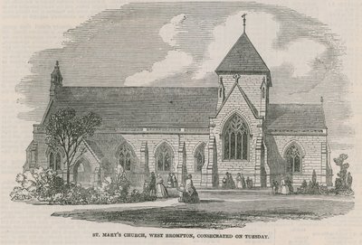 St Marys Church, West Brompton, Londen door English School