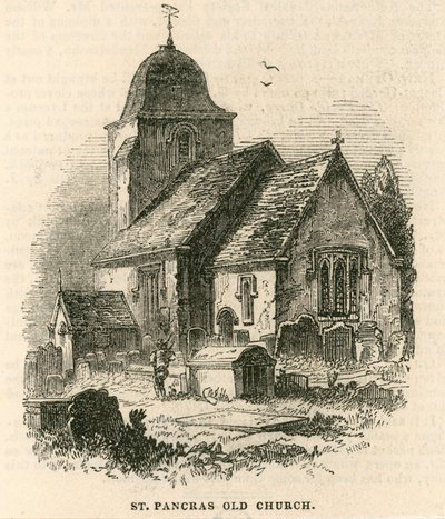 St Pancras Oude Kerk, Londen door English School