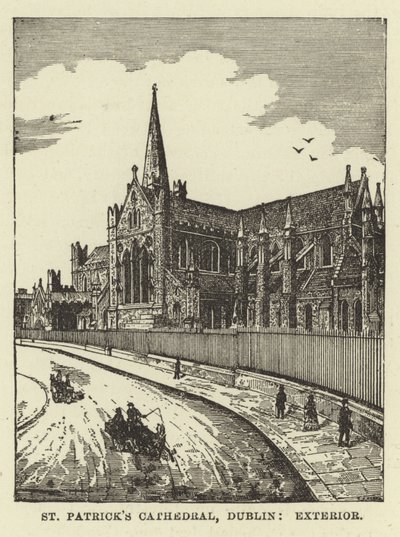 St Patricks-kathedraal, Dublin, exterieur door English School