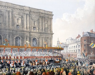 St Pauls, 7 maart 1863, uit A Memorial of the Marriage of Edward VII and Alexandra of Denmark, pub. 1864 door English School