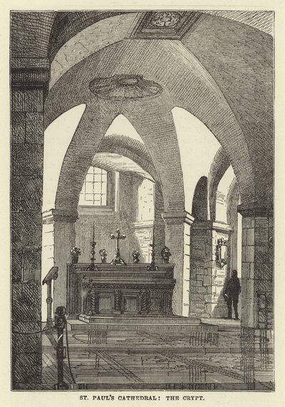 St Pauls Kathedraal, de Crypte door English School