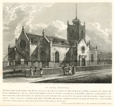St. Paulus, Shadwell, Londen door English School