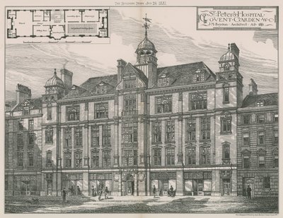St. Peters Ziekenhuis, Covent Garden door English School