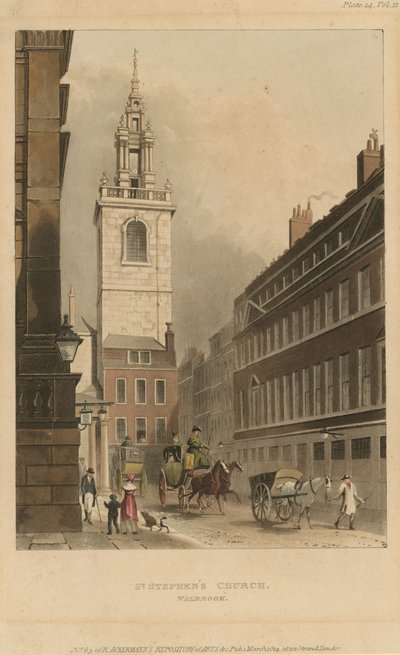 St Stephens Kerk in Walbrook door English School