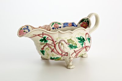 Staffordshire sauskom, ca. 1760 door English School