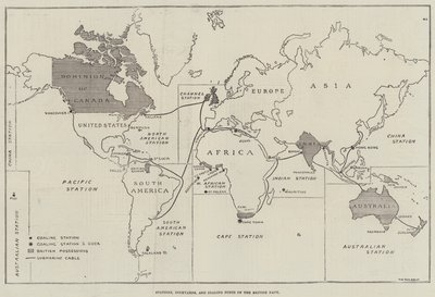 Stations, dokken en kolenhavens van de Britse marine door English School