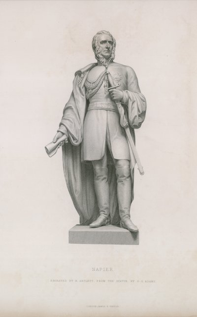 Standbeeld van Charles James Napier door English School