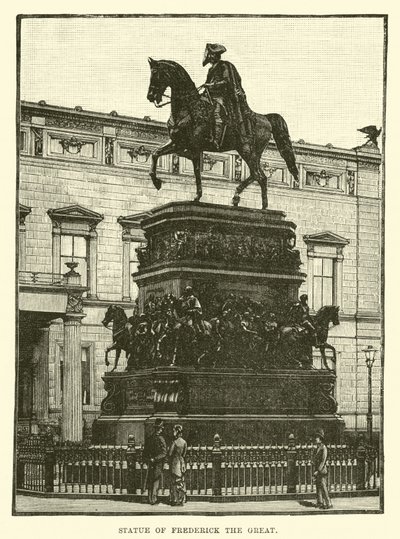 Standbeeld van Frederik de Grote door English School