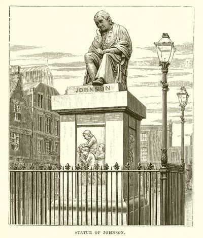 Standbeeld van Johnson door English School