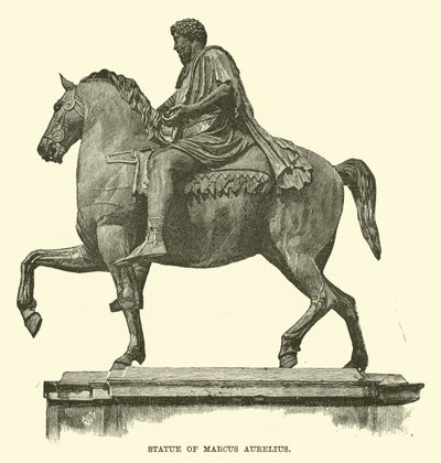 Standbeeld van Marcus Aurelius door English School