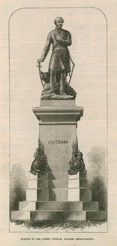 Standbeeld van Sir James Outram door English School