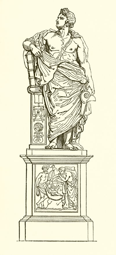 Standbeeld van Sir William Jones door English School