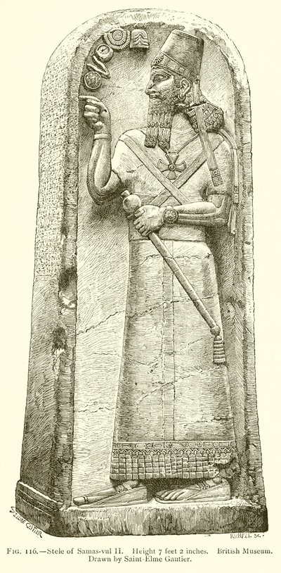 Stele van Samas-Vul II door English School