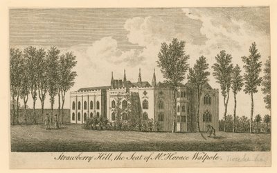 Strawberry Hill, Twickenham, Londen; het huis van de heer Horace Walpole door English School
