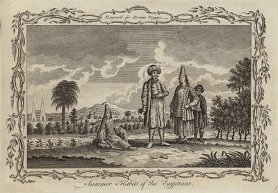 Zomergewoonten van de Egyptenaren door English School