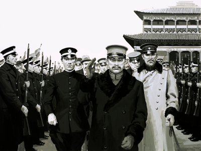 Sun keerde terug naar China en werd als held ontvangen door English School