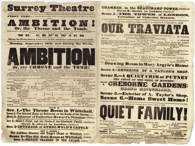 Surrey Theatre affiche door English School
