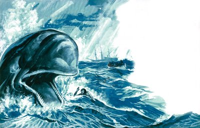 Ingeslikt door een walvis door English School