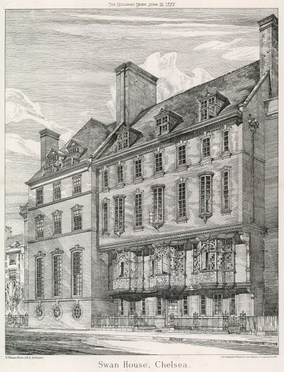 Swan House, Chelsea door English School
