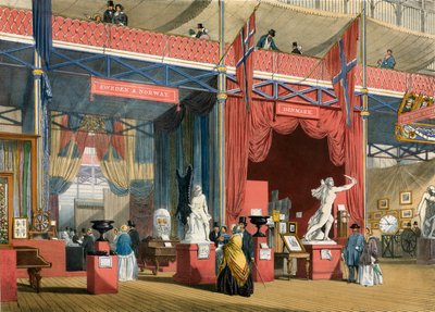 Zweden en Denemarken, Grote Tentoonstelling, 1851 door English School