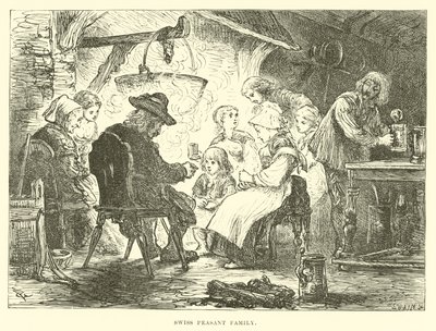 Zwitserse boerenfamilie door English School