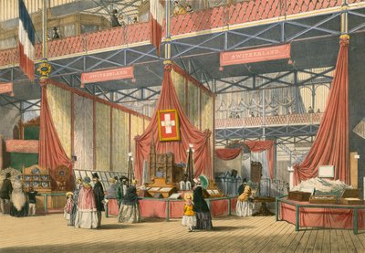 Zwitserse sectie van De Grote Tentoonstelling van 1851 door English School