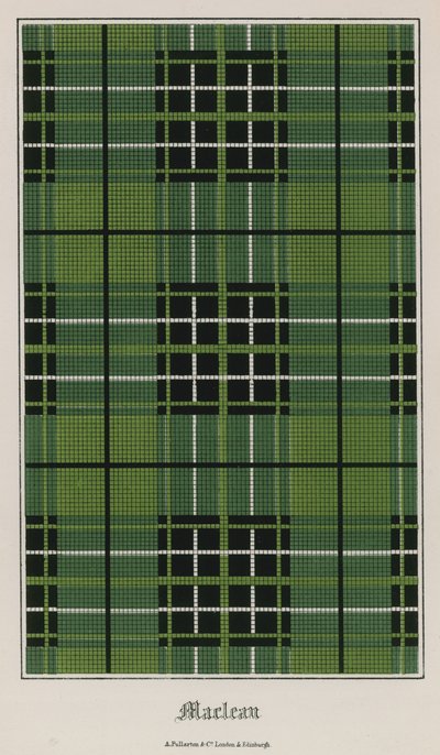 Tartan van Clan Maclean door English School
