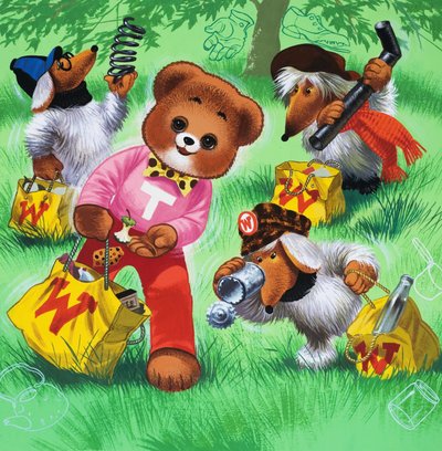 Teddybeer (met verborgen objecten) door English School