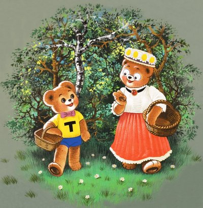 Teddybeer (met verborgen objecten) door English School