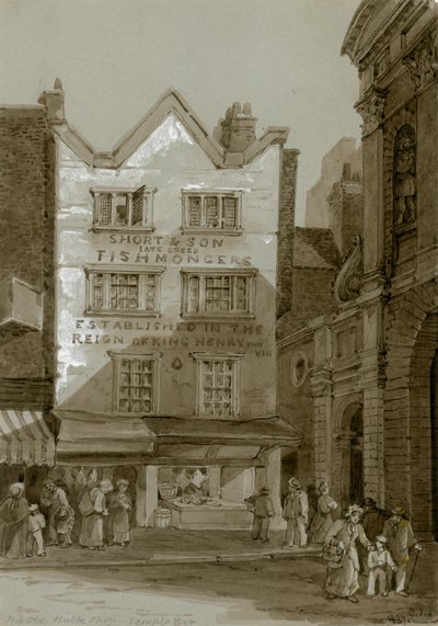 Temple Bar, Londen, De Oude Bulk Shop door English School