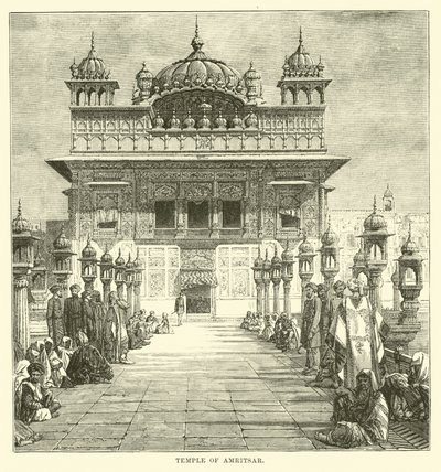 Tempel van Amritsar door English School