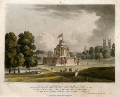 Tempel van Concord voor de Vrede van 1814 door English School