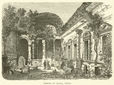 Tempel van Diana, Nîmes door English School