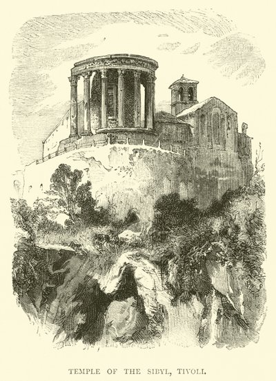 Tempel van de Sibylle, Tivoli door English School