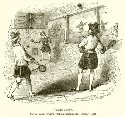 Tennisbaan door English School